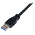 StarTech USB3CAUB1M kabel USB 1 m USB 3.2 Gen 1 (3.1 Gen 1) USB A Micro-USB B Czarny StarTech.com