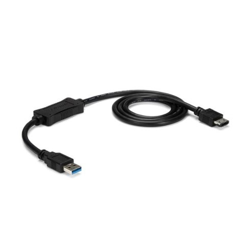 StarTech USB3S2ESATA3 kabel USB 0,9 m USB A Czarny StarTech.com