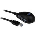 StarTech USB3SEXT5DKB kabel USB 1,5 m USB 3.2 Gen 1 (3.1 Gen 1) USB A Czarny StarTech.com