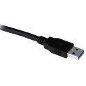 StarTech USB3SEXT5DKB kabel USB 1,5 m USB 3.2 Gen 1 (3.1 Gen 1) USB A Czarny StarTech.com