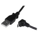 StarTech USBAUB2MD kabel USB 2 m USB 2.0 USB A Micro-USB B Czarny StarTech.com