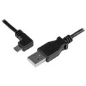 StarTech USBAUB50CMLA kabel USB 0,5 m USB 2.0 USB A Micro-USB B Czarny StarTech.com