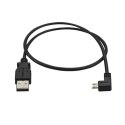 StarTech USBAUB50CMLA kabel USB 0,5 m USB 2.0 USB A Micro-USB B Czarny StarTech.com