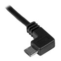 StarTech USBAUB50CMLA kabel USB 0,5 m USB 2.0 USB A Micro-USB B Czarny StarTech.com