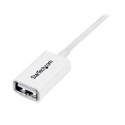 StarTech USBEXTPAA1MW kabel USB 1 m USB 2.0 USB A Biały StarTech.com