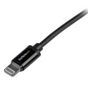 StarTech USBLT1MB kabel Lightning 1 m Czarny StarTech.com