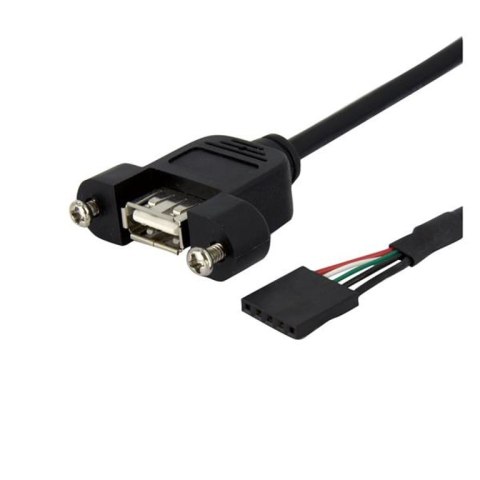 StarTech USBPNLAFHD3 kabel USB 0,9 m Czarny StarTech.com