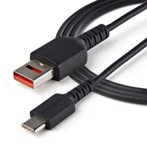 StarTech USBSCHAC1M kabel USB 1 m USB 2.0 USB A USB C Czarny StarTech.com