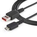 StarTech USBSCHAU1M kabel USB 1 m USB 2.0 USB A Micro-USB B Czarny StarTech.com