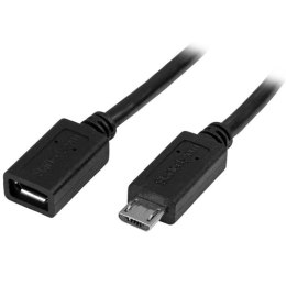 StarTech USBUBEXT50CM kabel USB 0,5 m USB 2.0 Micro-USB B Czarny StarTech.com