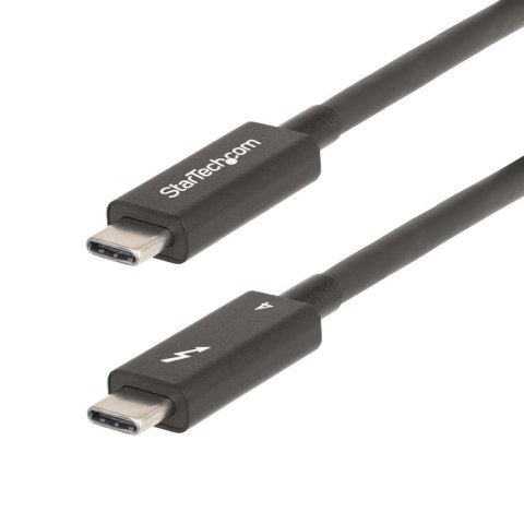 StarTech A40G2MB-TB4-CABLE kabel Thunderbolt 2 m 40 Gbit/s Czarny StarTech.com