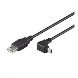 Techly ICOC-MUSB-AA-018ANG kabel USB 1,8 m USB 2.0 USB A Mini-USB B Czarny Techly