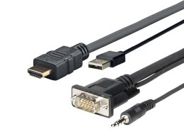 Vivolink PROHDMIMVGA2 kabel HDMI 2 m HDMI Typu A (Standard) Czarny Vivolink