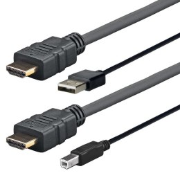 Vivolink PROHDMIUSBAB3 kabel HDMI 3 m HDMI Typu A (Standard) Czarny Vivolink