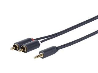 Vivolink PROMJRCA12 kabel audio 12 m 3.5mm 2 x RCA Czarny Vivolink