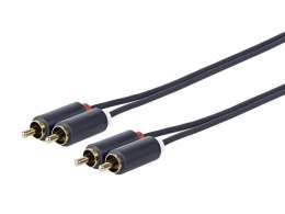 Vivolink PRORCARCA0.5 kabel audio 0,5 m 2 x RCA Czarny Vivolink