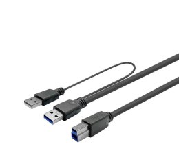 Vivolink PROUSB3AB20C kabel USB 20 m USB 3.2 Gen 1 (3.1 Gen 1) USB A USB B Czarny Vivolink