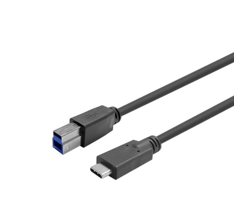 Vivolink PROUSBCBMM12.5 kabel USB 12,5 m USB 3.2 Gen 1 (3.1 Gen 1) USB C USB B Czarny Vivolink