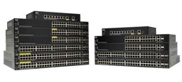 Cisco SF250-48HP-K9-EU łącza sieciowe Zarządzany L2 Fast Ethernet (10/100) Obsługa PoE Czarny Cisco