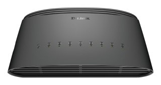 D-Link DGS-1008D/E łącza sieciowe Nie zarządzany Gigabit Ethernet (10/100/1000) Czarny D-Link