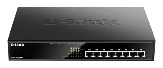 D-Link DGS-1008MP łącza sieciowe Nie zarządzany Gigabit Ethernet (10/100/1000) Obsługa PoE 1U Czarny D-Link