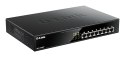 D-Link DGS-1008MP łącza sieciowe Nie zarządzany Gigabit Ethernet (10/100/1000) Obsługa PoE 1U Czarny D-Link