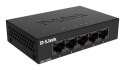 D-Link DGS-105GL/E łącza sieciowe Nie zarządzany Gigabit Ethernet (10/100/1000) Czarny D-Link