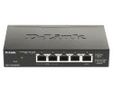 D-Link DGS-1100-05PDV2 łącza sieciowe Zarządzany Gigabit Ethernet (10/100/1000) Obsługa PoE Czarny D-Link