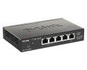 D-Link DGS-1100-05PDV2 łącza sieciowe Zarządzany Gigabit Ethernet (10/100/1000) Obsługa PoE Czarny D-Link