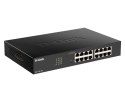 D-Link DGS-1100-16V2 łącza sieciowe Zarządzany L2 Gigabit Ethernet (10/100/1000) Czarny D-Link