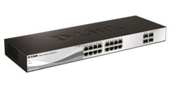 D-Link DGS-1210-20 łącza sieciowe Zarządzany L2 1U Czarny D-Link