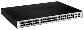 D-Link DGS-1210-48 łącza sieciowe Zarządzany L2 Czarny D-Link