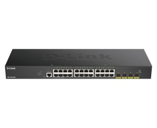 D-Link DGS-1250-28X łącza sieciowe Zarządzany L3 Gigabit Ethernet (10/100/1000) Czarny D-Link