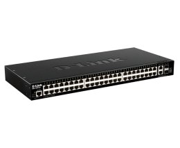 D-Link DGS-1520-52 łącza sieciowe Zarządzany L3 10G Ethernet (100/1000/10000) 1U Czarny D-Link