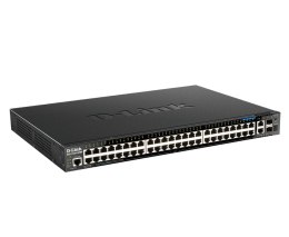 D-Link DGS-1520-52MP Zarządzany L3 Gigabit Ethernet (10/100/1000) Obsługa PoE 1U Czarny D-Link