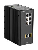 D-Link DIS‑300G‑8PSW Zarządzany L2 Gigabit Ethernet (10/100/1000) Obsługa PoE Czarny D-Link