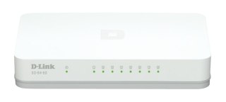 D-Link GO-SW-8G/E łącza sieciowe Nie zarządzany Gigabit Ethernet (10/100/1000) Biały D-Link