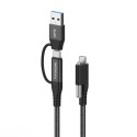 Vivolink PROUSBCMM1.5ADP kabel USB 1,5 m USB 3.2 Gen 2 (3.1 Gen 2) USB C Czarny Vivolink