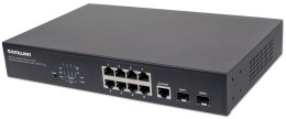 Intellinet 561167 łącza sieciowe Zarządzany Gigabit Ethernet (10/100/1000) Obsługa PoE Czarny Intellinet