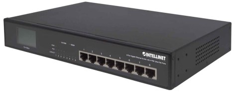 Intellinet 561310 łącza sieciowe Gigabit Ethernet (10/100/1000) Obsługa PoE Czarny Intellinet