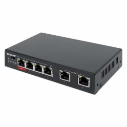 Intellinet 561686 łącza sieciowe Fast Ethernet (10/100) Obsługa PoE Czarny Intellinet