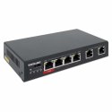 Intellinet 561686 łącza sieciowe Fast Ethernet (10/100) Obsługa PoE Czarny Intellinet