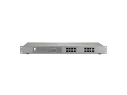 LevelOne FEP-1612W120 łącza sieciowe Fast Ethernet (10/100) Obsługa PoE Szary LevelOne