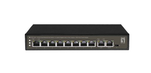 LevelOne FGP-1031 łącza sieciowe Nie zarządzany Gigabit Ethernet (10/100/1000) Obsługa PoE Czarny LevelOne