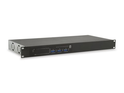 LevelOne FGP-2601W150 łącza sieciowe Nie zarządzany Gigabit Ethernet (10/100/1000) Obsługa PoE Czarny LevelOne