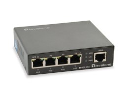 LevelOne GEP-0523 łącza sieciowe Gigabit Ethernet (10/100/1000) Obsługa PoE Czarny LevelOne