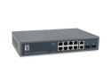 LevelOne GEP-1221 łącza sieciowe Nie zarządzany Gigabit Ethernet (10/100/1000) Obsługa PoE Czarny LevelOne