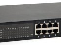 LevelOne GEP-2421W150 łącza sieciowe Nie zarządzany Gigabit Ethernet (10/100/1000) Obsługa PoE Czarny LevelOne