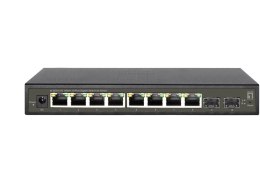 LevelOne GES-2110 łącza sieciowe Zarządzany L2 Gigabit Ethernet (10/100/1000) Czarny LevelOne