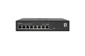 LevelOne GES-2208 łącza sieciowe Zarządzany L2 Gigabit Ethernet (10/100/1000) Czarny LevelOne